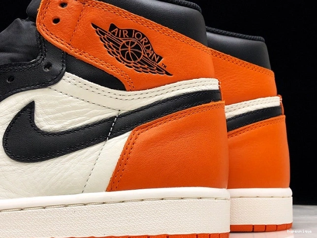 HYPE OG Retro 1 Air High Backboard555088-005 Jordan Shattered 0729